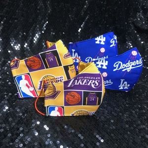 Dodgers/Lakers face mask